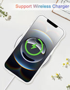 Jusy Compatible with iPhone 16e, Colorful Retro Oil Painting Printed Flower Laser Glossy Pattern Cute Curly Wave Phone Case Soft TPU Cover for Girly Women - Beige