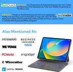 Keyboard Case for iPad Air 11-inch (M3 2025 / M2 2024) & iPad Pro 11 inch(1st/2nd/3rd/4th Generation) – Magic-Style Magnetic Keyboard Case with Multi-Touch Trackpad for 10.9” iPad Air 4th/5th Gen.