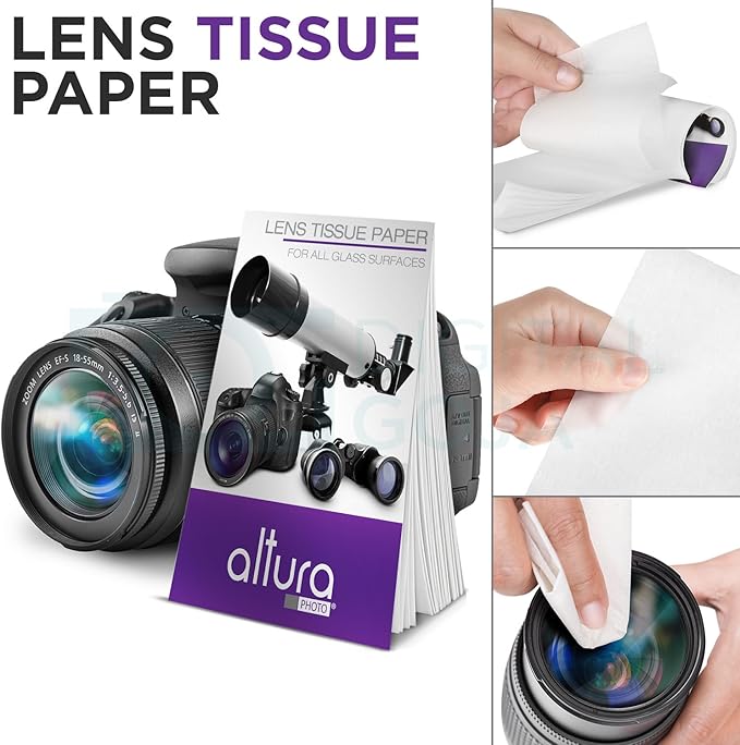 Altura Photo Professional Camera Cleaning Kit for DSLR & Mirrorless Cameras and Sensitive Electronics Bundle - Camera Accessories Kit with Altura Photo 2oz All Natural Cleaning Solution