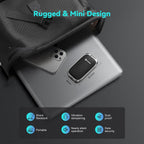 PHIXERO 512GB Portable SSD, Type-C Interface, Up to 450Gbps, Built-in mSTAT SSD for Ultra-Fast Data Transfer,Black