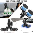 Taisioner Magnetic Car Mount Camera Mount for Insta360 x5/x4/x3/x2 Go 2/3 Car Body Outside with 360°Rotation Ball Head Compatible with Gopro,360 Max,Insta 360,DJI osmo,Akaso Aciton Camera