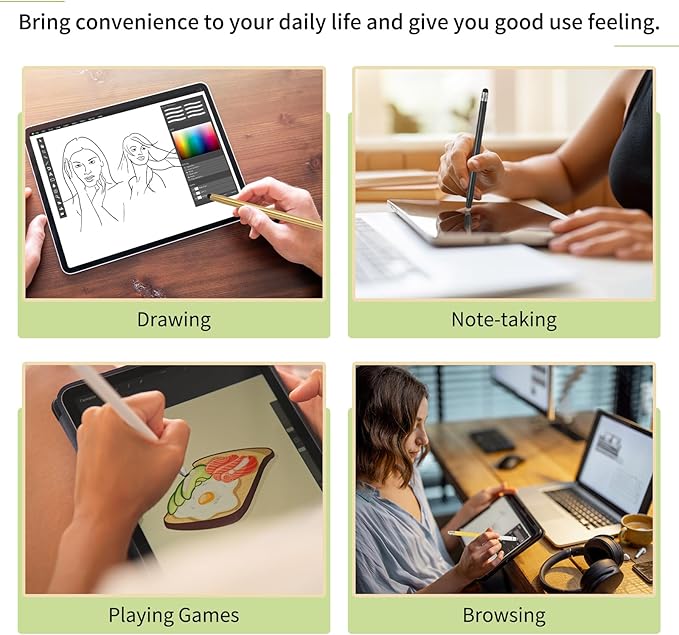 MECCANIXITY 10Pcs Replacement Fiber Mesh Tips for Stylus Pens 6mm Suitable for Capacitive Touch Screen,High Sensitivity,Soft,No Scratch Screen Pen Tip