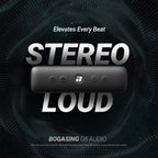 BOGASING G6 Bluetooth Speaker, Portable Wireless Speakers with 30W Loud Stereo Sound, 35H Playtime, IPX6 Waterproof, Bluetooth 5.3, EQ, TF-Card, AUX, USB Stick, Outdoor Speaker for Party (Black)