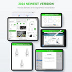 Stylus Pen for iPad 2018-2025: HATOKU 15 Mins Fast Charging Pencil Pro for iPad with Tilt Sensitivity Palm Rejection - Pen for iPad Air 3 4 5 M2 M3- Pro 11" 12.9" M4 - Mini 5 6-6 7 8 9 10 11th Gen