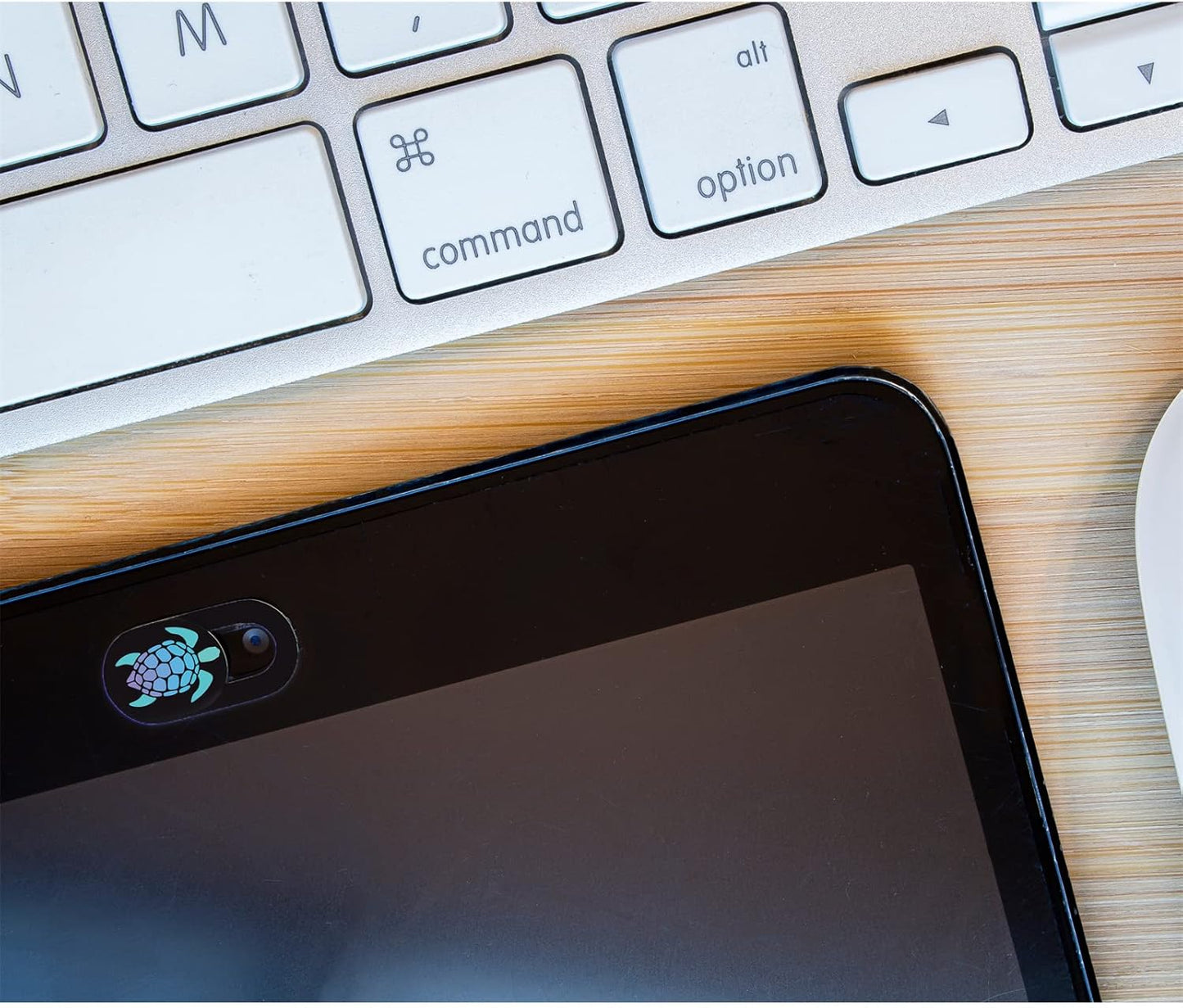 Laptop Camera Cover Slide Webcam Cover for Privacy Fits for Mini PC, PC, Surface, Tablet, Desktop Computer, Smart Phone - 3 Packs, Ocean