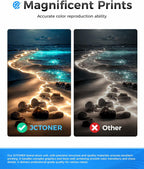 414X Toner Cartridge Set 4-Pack Replacement for HP 414X W2020X W2021X W2022X W2023X Compatible for HP Color Laserjet Pro MFP M479fdw M479fnw M479dw M454dw M454dn M454nw Enterprise M480f M455dn Printer