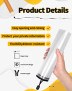 SUNEE Mesh Zipper Pouch 10x14 in (Black, 30 Packs), Large Mesh Zipper Pouch Bags for School Office Supplies, Puzzles & Games, Travel Accessories, Waterproof Zipper Pouches for Organizing