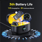 Wireless Lavalier Microphone for iPhone Android, 2in1 Magnetic & Clamp Lapel, Banxye Ultra-light 1 Click Noise Cancelling Studio Sound, Lapel Mic for Video Recording, Streaming, Youtube, Tiktok, Beige