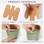 HOMIEAZICOZI 2-Pack Cork Leather Desk Accessories Storage - Pencil Pen Holder - Makeup Brush Holder Organizer - Stylish Addition to Home Decor (Light Green)