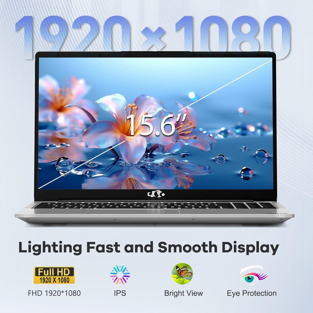 NIMO 15.6" IPS FHD-Gaming-Laptop, AMD Ryzen 5 6600H 6-Cores 660M GPU 16GB DDR5 RAM 1TB SSD(Beat i7-1165G7, Up to 4.5GHz) Computer with 100W GaN Type C Fingerprint Backlit Keyboard Win 11