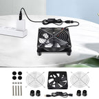 Wathai 140mm x 25mm USB Cooliing Fan 5V with Speed Control for Computer Case Receiver DVR PlayStation Xbox PS4 Router Cabinet Cooling