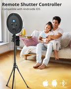 UBeesize 12" Ring Light with 62" Tripod Stand, Professional Big Ring Light with Phone Holder and Remote, Full Screen Lighting for Makeup, Live Stream, YouTube, Video Recording, Photography