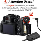 for Fuji/Canon Camera Cable Universal Iron cage Handle Shutter Release Accessory Shutter Cord RC101-E3/2.5mm Remote Control xt2 xt3 xt4 xt5 gfx50/50r/50s/100/100s can80d 90d r8 r10 650d 800d