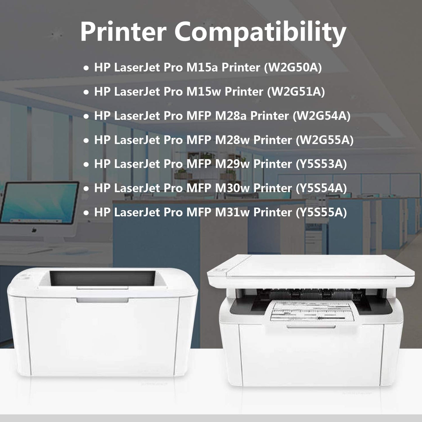 1 Pack 48A | CF248A Compatible Toner Cartridge Replacement for HP48A Toner Laser Pro M15a M15w MFP M28a M28w M29w M30w M31w Printer