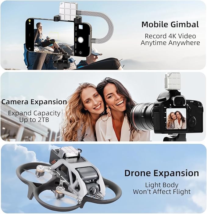 MAIWO 2TB Portable SSD External Solid State Drive, USB 3.2 GEN 2 Type-C Up to 1050MB/s, Mini PSSD for iPhone 15 Pro Max MacBook Pro PS5, Aluminum (Silver)