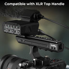 SMALLRIG Cage for Sony FX2, HawkLock Quick Release Camera Cage Kit for Sony with XLR Handle Extension, Wrist Strap and Cable Clamp for HDMI, QR Cold Shoe, Built in NATO Rail/QR Plate for Arca - 5588