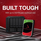 Seagate IronWolf Pro, 8 TB, Enterprise NAS Internal HDD –CMR 3.5 Inch, SATA 6 Gb/s, 7,200 RPM, 256 MB Cache for RAID Network Attached Storage (ST8000NT001)