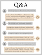 project-cb Phone Lanyard1, Phone Tether Tab2, Crossbody Cell Phone Lanyard, Rope Lanyard, Universal Adjustable Phone Strap (FoggyBlack-S)