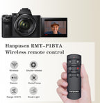 for Sony Wireless Camera Remote Control Shutter Release Compatible with Sony A7C,A7III,ZV-1,ZV-E10,ZV-1F,A6100,A6400,A6700,A7IV,RX100 VII,A9,A9 II,DSC-RX0 II,DSC-RX100 VII,Replace RMT-P1BT