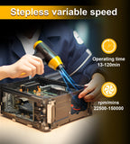 Cordless Electric Compressed Air Duster - 150000 MRP Electric air Blower for Cleaning Keyboard, PC, Cameras, Electric Air Pump for Inflatable Cushions, Air Mattress Beds, Boats, Swimming Ring