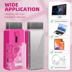 Ordilend Keyboard Cleaner Laptop Cleaning Kit, Car Accessories for Women Interior, Desk Accessories Office Supplies for Women, Patented Camera Cleaning Kits, HotPink