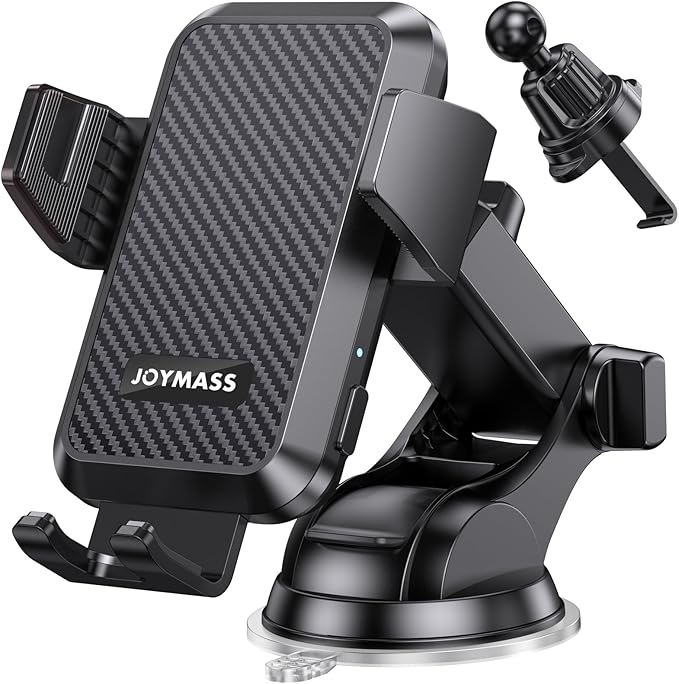 Wireless Car Charger, Phone Holders for Your Car, 15W Auto Clamping Phone Mount Car Accessories for iPhone 16 15 14 13 12 Mini Pro Max 11 XR XS, Samsung Galaxy S24 Ultra S23 S22+ Note 20, etc