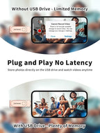 512GB Flash Drive Intended for iPhone, Memory Stick Storage Files Photos Videos Backup, Compatible with iPhone iPad Android PC, Plug and Play, No Application Required (Rose Gold)