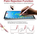 Stylus Pen for iPad 2018-2025 with Palm Rejection, Apple Pencil for Pad11th/10th/9th/8th/7th/6th Gen, iPad Pro 11/12.9 inch, New iPad Air 2025 11&13-inch(M3/2) /5th/4th/3th Gen, iPad mini 6th/5th