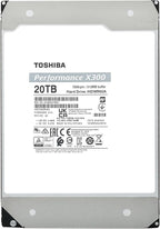 Toshiba X300 20TB Performance & Gaming 3.5-Inch Internal Hard Drive – CMR SATA 6 GB/s 7200 RPM 512 MB Cache - HDWR62AXZSTA
