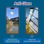 2 Pack Matte Privacy Screen Protector for iPhone 14 Pro Max, [Auto-Dust Removal and Auto-Alignment] Anti-Spy Anti-Glare Anti-Fingerprint Tempered Glass Film, Smooth & Sensitive Touch