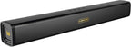 Monster S220 Bluetooth Soundbar for TV, Bluetooth 5.4 Sound Bar, 2.0CH with Dual Bass Diaphragm, All-in-one Home Theater Speakers, Compact, AUX/USB/TF Card Connection for TV/PC/Gaming/Projectors
