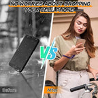 AULEEP Phone Wrist Strap for Women Men - Anti theft Phone Lanyard for Phone Case, iPhone, Cute Phone Wristlet, Hand Strap with 2 Tabs, PhoneChain, Bracelet Strap, Purple