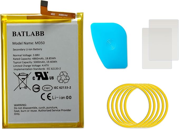 New NT40 Cellphone Battery Compatible with Moto G Pure 2021 XT2163 Series, with Instruction & DIY Toolkit