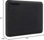 Toshiba Canvio Advance 2TB Portable External Hard Drive USB 3.0, Black - HDTCA20XK3AA