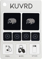 KUVRD Waterbear - Universal Screen Cleaners - Teeny Tiny Cleaning Tools for Your Lenses & Screens - Single Patch Set