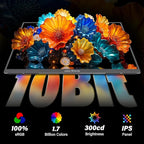 InnoView 23.8 Inch 2K 100Hz Large Portable Monitor ∆E<2 100% sRGB Fast IPS Portable Gaming Monitor QHD w/180° Adjustable Stand USB-C HDMI Laptop Monitor for PS5/4 Desktop MacBook Switch Xbox 2560X1440