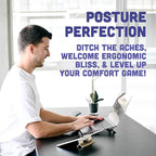 Steepy Adjustable Laptop Stand for Desk - 3 Heights Computer Stand - Laptop Riser with Adjustable Height