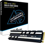 Addlink G55H 1TB PCIe 5.0 Gen5 NVMe M.2 SSD with Heatsink - Up to 10,200 MB/s - Game Ready - Internal Solid State Drive - Compatible with PCs and PS5 (ad1TBG55HM2P)