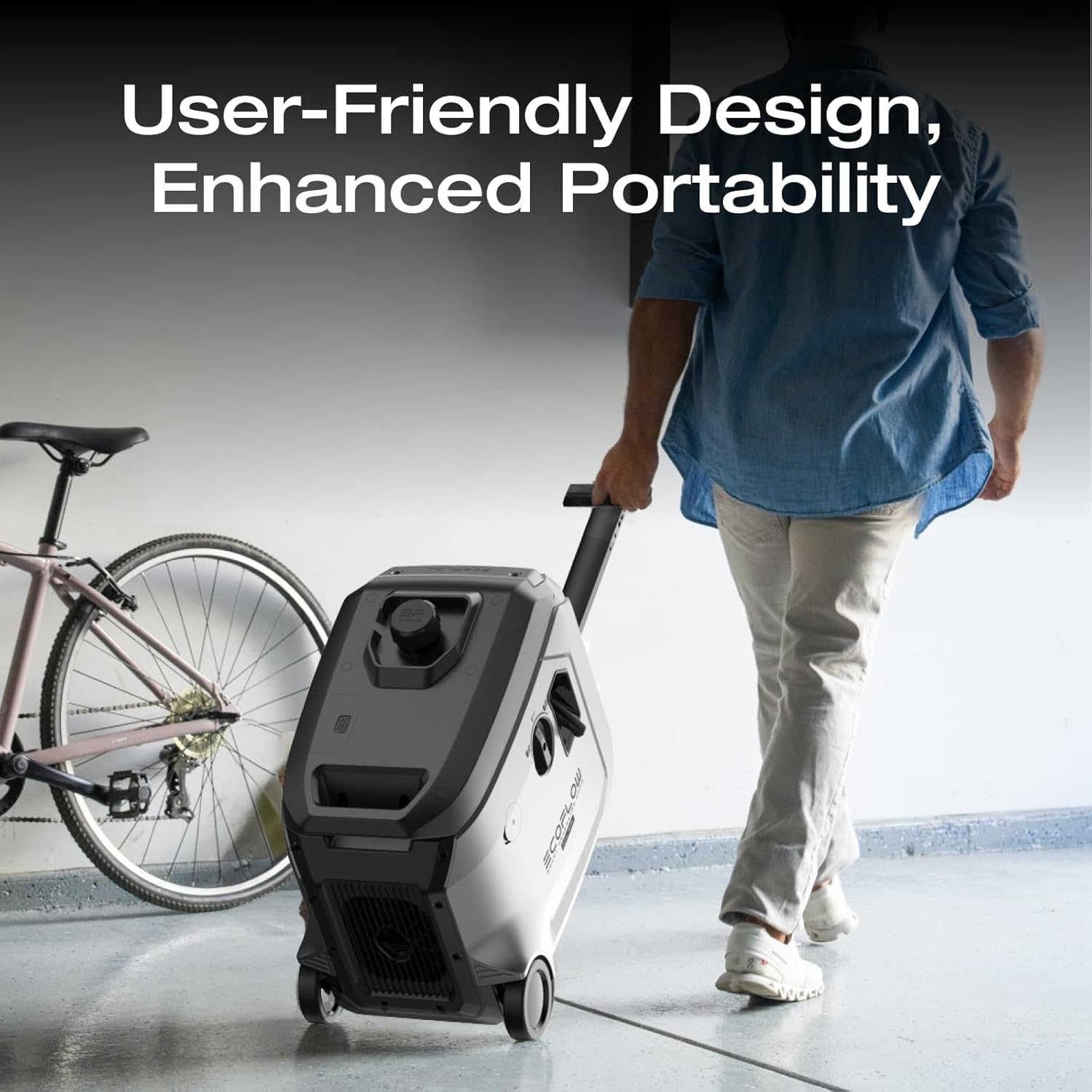 EF ECOFLOW 3200W DC Fast Charging Dual Fuel Smart Generator with LPG and Gas Support, Smart Control, for Home Power Backup, Emergency, Compatible with DELTA Pro 3 / DELTA Pro