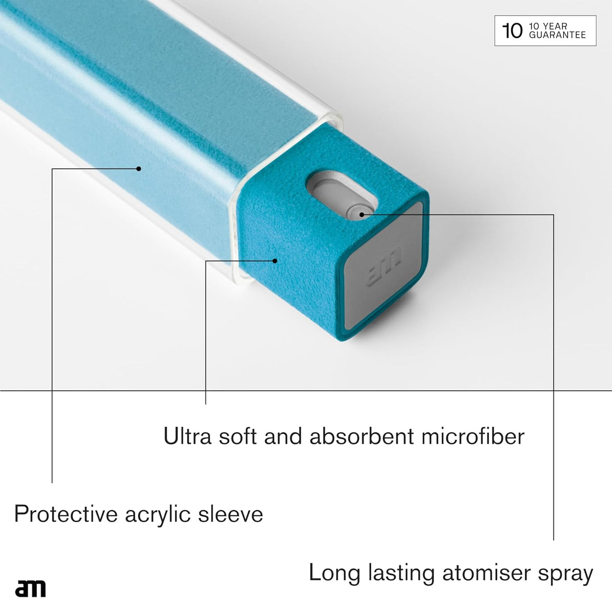 am Screen Cleaner Mist Spray with Microfiber Cloth Around – Alcohol-Fr ...