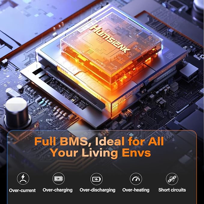 12V 100Ah LiFePO4 Lithium Battery Plus Bluetooth 5.0, Built-in 110A BMS, 15000+ Deep Cycles 1280Wh Lithium Batterys IP67, for RV, Marine, Golf Cart, Trolling Motor, 10-Year Lifespan