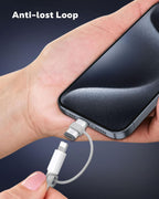 MoKo Lightning to USB C Adapter 4 Pack for iPhone 17 Air 16 16e 15 Pro Max Plus, iPad, Galaxy - NOT for Earphones/Microphone/Flash Drive/iPencil, USB-C to Lightning Adapter ONLY for Charging/Data Sync