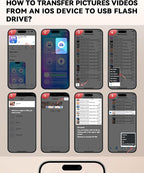 MFi Certified 256GB Flash Drive for iPhone Photo Stick, USB Thumb Drive Memory Stick High Speed USB Drive Photo Storage for iPhone Compatible for iPhone/iPad/Android/PC