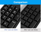 2PCS Keyboard Number Stickers, Keyboard Number Pad Replacement Stickers Universal for Wireless Numeric Pad Numpad Keypad, Laptop, Desktop, Computer, Keyboard Numbers Sticker -Matte