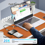 USB 3.0 to SATA IDE Adapter，Hard Drive Reader,IDE Sata to USB External Data Recovery Converter,for Universal 2.5 3.5 HDD SSD Hard Drive Disk