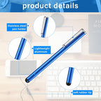 Outus 130 Pcs Stylus Pens for Touch Screens Universal Slim Capacitive Stylus Digital Pen Compatible with Phone, Android, Phone, Tablet, Most Devices with Capacitive Touch Screen, 10 Colors