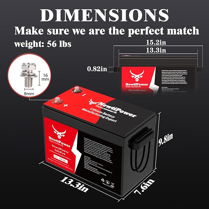 12V 300Ah Golf Cart Lithium LiFePO4 Battery with 200A BMS Grade A Cells Deep Cycle Rechargeable Battery,10000+ Cycles,Perfect for Golf Cart,Off Grid Applications (12.8V 300Ah-BLU)