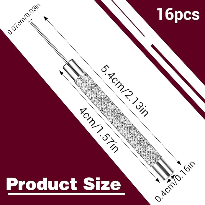 16 Pcs SIM Card Removal Pin, SIM Card Tray Ejector Pins Removal Opening Tool Watch Chain Link Remover Pin Tools Smartphone Ejector Pins Needle Remover for Cell Phone Opener