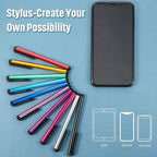 Outus 60 Pieces Stylus Pens Slim Capacitive Stylus Touch Pens for Universal Touch Screens Devices, Compatible with iPhone, iPad, Tablet (10 Colors)