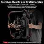 SMALLRIG Stabilizer Handheld Ring Grip for DJI RS 2 / RS 3 Pro/RS 4 / RS 4 Pro Gimbal, Supports Various Controls, Integrated Foldable Design, Max Load 17.6 lb - 4328